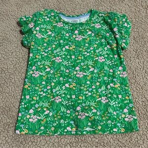 CROWN & IVY Short sleeve floral shirt